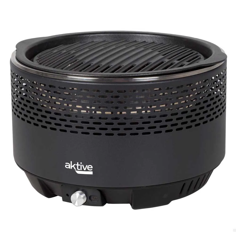 Aktive Rauchfreier Rundgrill, Black, 31cm Aktive Rauchfreier Rundgrill, Black, 31cm