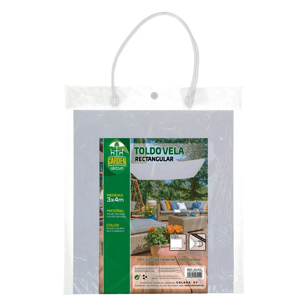 Aktive Rechteckige Markise 200x300 Cm, White, One Size Aktive Rechteckige Markise 200x300 Cm, White, One Size
