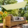 Aktive Rechteckige Sonnenschutzmarkise Mit Uv50-schutz 200x300 Cm, Beige, One Size