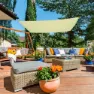 Aktive Rechteckige Sonnenschutzmarkise Uv50 Schutz 300x400 Cm unisex