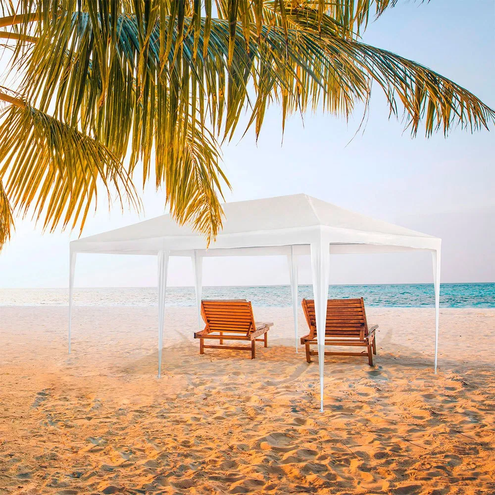 Aktive Rechteckiger Pavillon Aus Kunststoff 300x600x255 Cm, White, One Size Aktive Rechteckiger Pavillon Aus Kunststoff 300x600x255 Cm, White, One Size