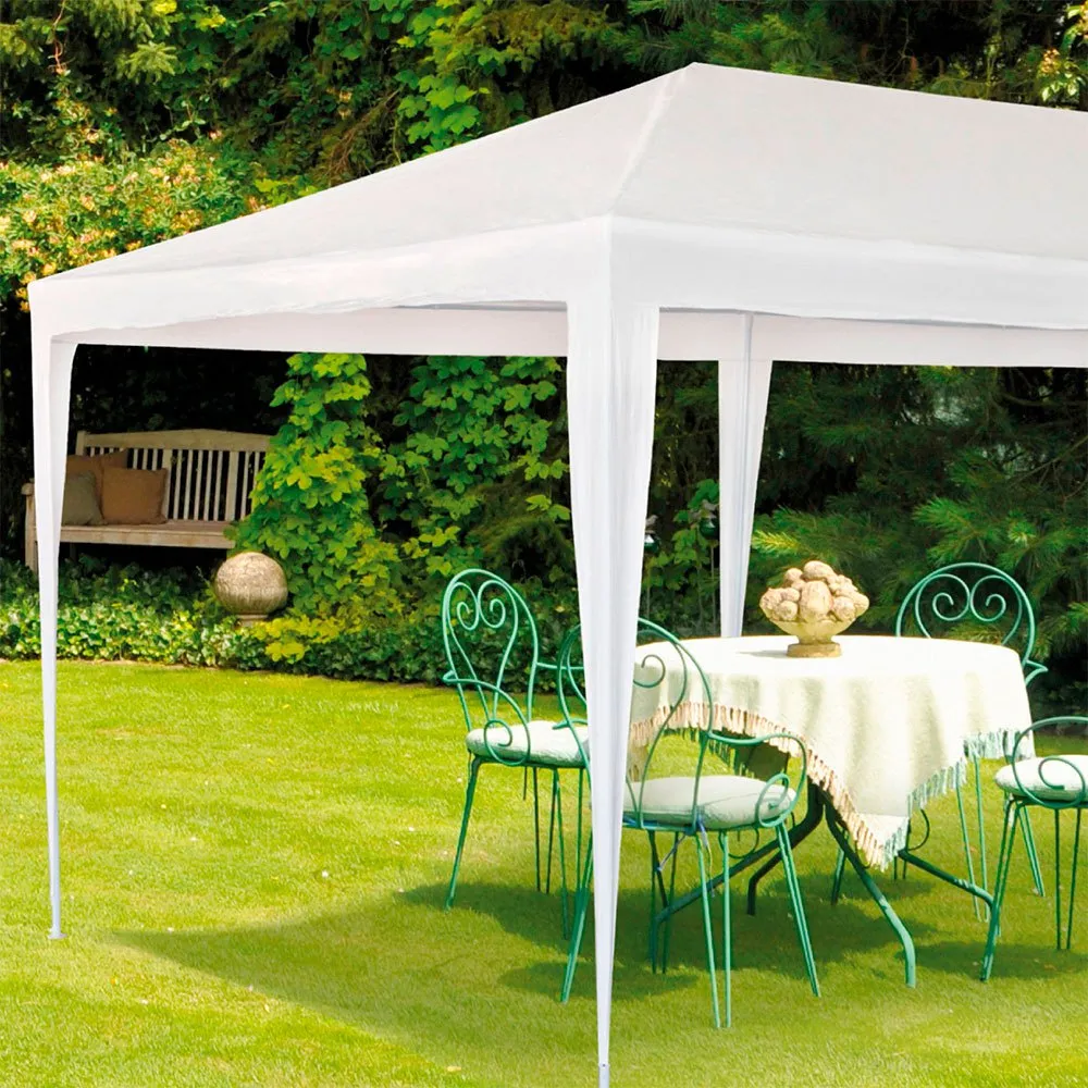 Aktive Rechteckiger Pavillon Aus Kunststoff 300x600x255 Cm, White, One Size Aktive Rechteckiger Pavillon Aus Kunststoff 300x600x255 Cm, White, One Size
