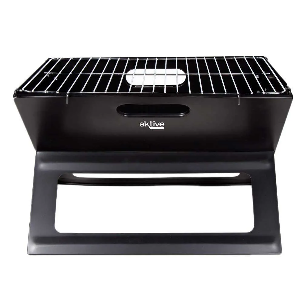 Aktive Rechteckiger Tragbarer Klappgrill, Black, 45 x 30cm Aktive Rechteckiger Tragbarer Klappgrill, Black, 45 x 30cm