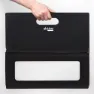 Aktive Rechteckiger Tragbarer Klappgrill, Black, 45 x 30cm