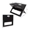 Aktive Rechteckiger Tragbarer Klappgrill, Black, 45 x 30cm
