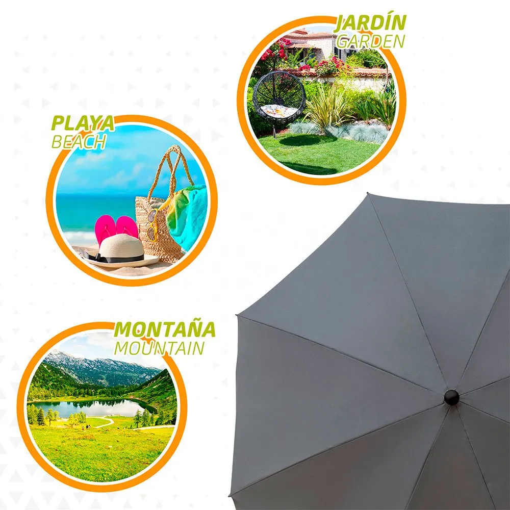 Aktive Regenschirm Mit Uv-schutz 240 Cm unisex Aktive Regenschirm Mit Uv-schutz 240 Cm unisex