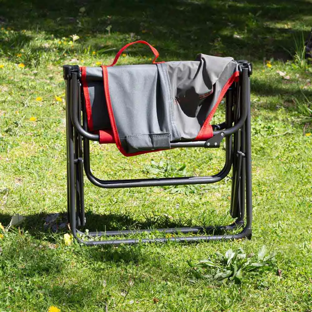 Aktive Regiestuhl 57x49x92 Cm, Grey / red, One Size Aktive Regiestuhl 57x49x92 Cm, Grey / red, One Size