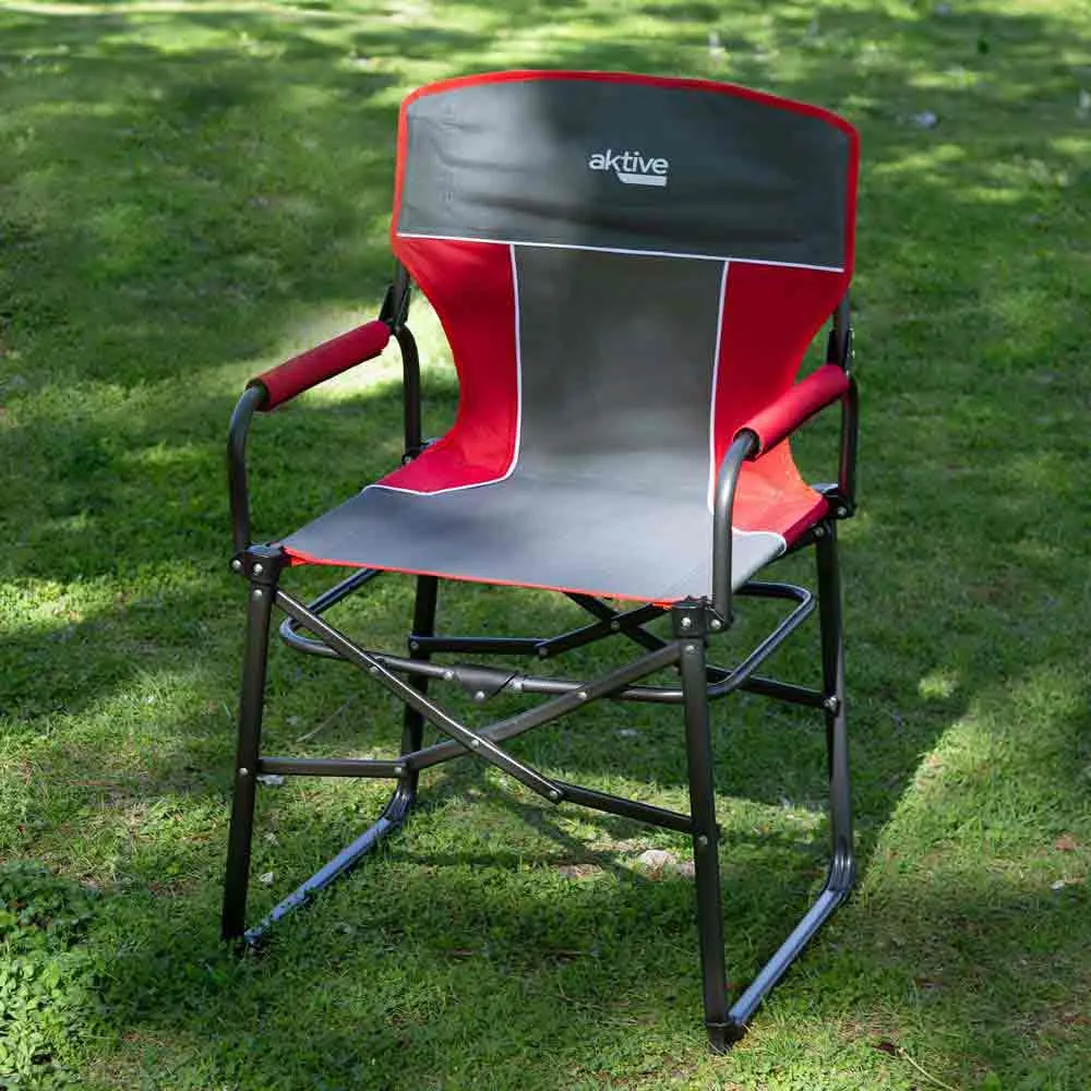 Aktive Regiestuhl 57x49x92 Cm unisex, Grey / red, One Size