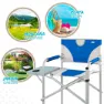 Aktive Regiestuhl Xl, Blue / white, 60 x 57 x 103cm