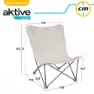 Aktive Relaxsessel 70x76x96 Cm, White, One Size
