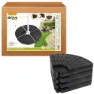 Aktive Runder Nachfüllbarer Sonnenschirmständer 4-teilig unisex, Black, 48 x 48 x 7.5cm