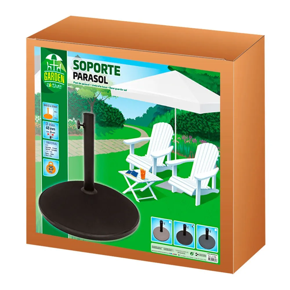 Aktive Runder Sonnenschirmständer Aus Beton 35-48 Mm Aktive Runder Sonnenschirmständer Aus Beton 35-48 Mm