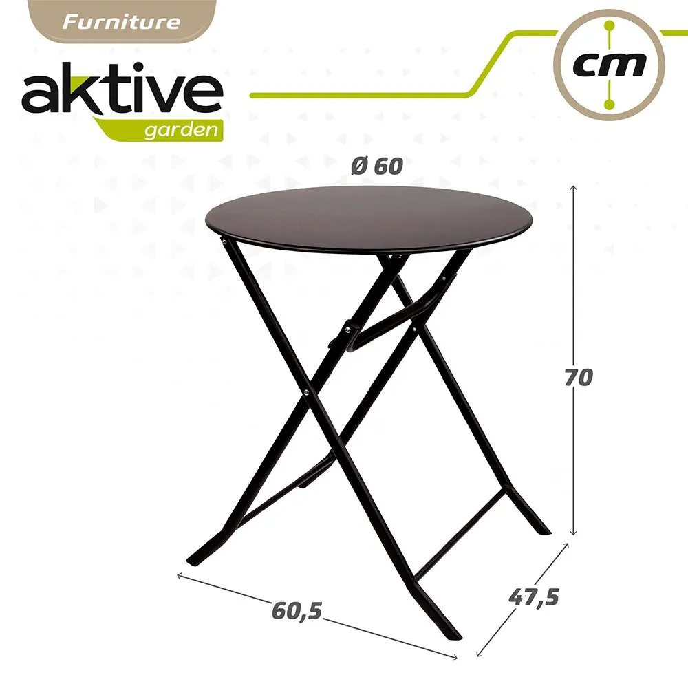 Aktive Runder Tisch 60x70 Cm, Brown, One Size Aktive Runder Tisch 60x70 Cm, Brown, One Size