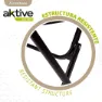 Aktive Runder Tisch 60x70 Cm unisex, Brown, One Size