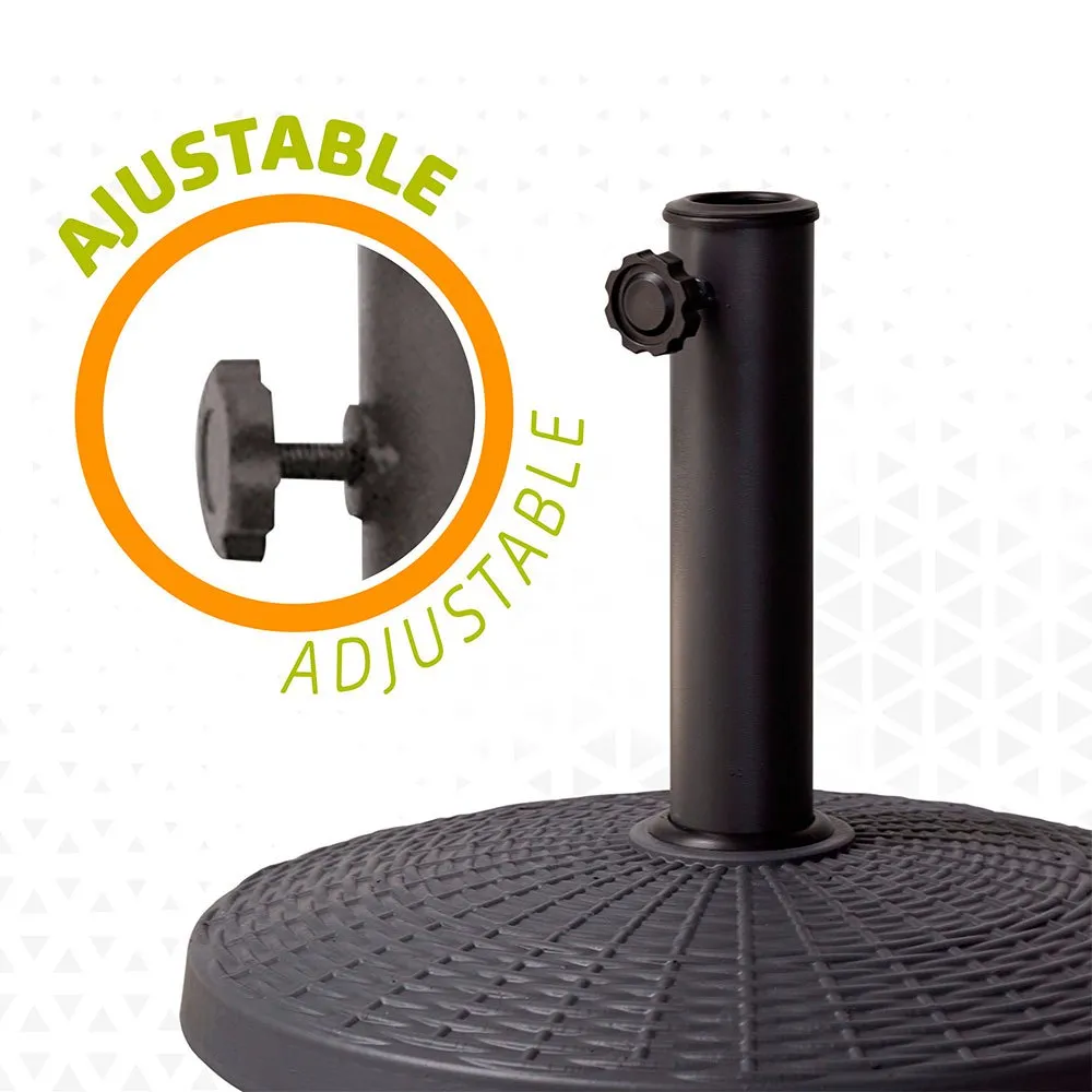 Aktive Schirmständer Aus Polyresin 38-48 Mm, Black, 44.5 x 33cm Aktive Schirmständer Aus Polyresin 38-48 Mm, Black, 44.5 x 33cm
