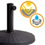 Aktive Schirmständer Aus Polyresin 38-48 Mm, Black, 44.5 x 33cm