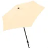 Aktive Sechseckiger Sonnenschirm 250 Cm, Beige, One Size