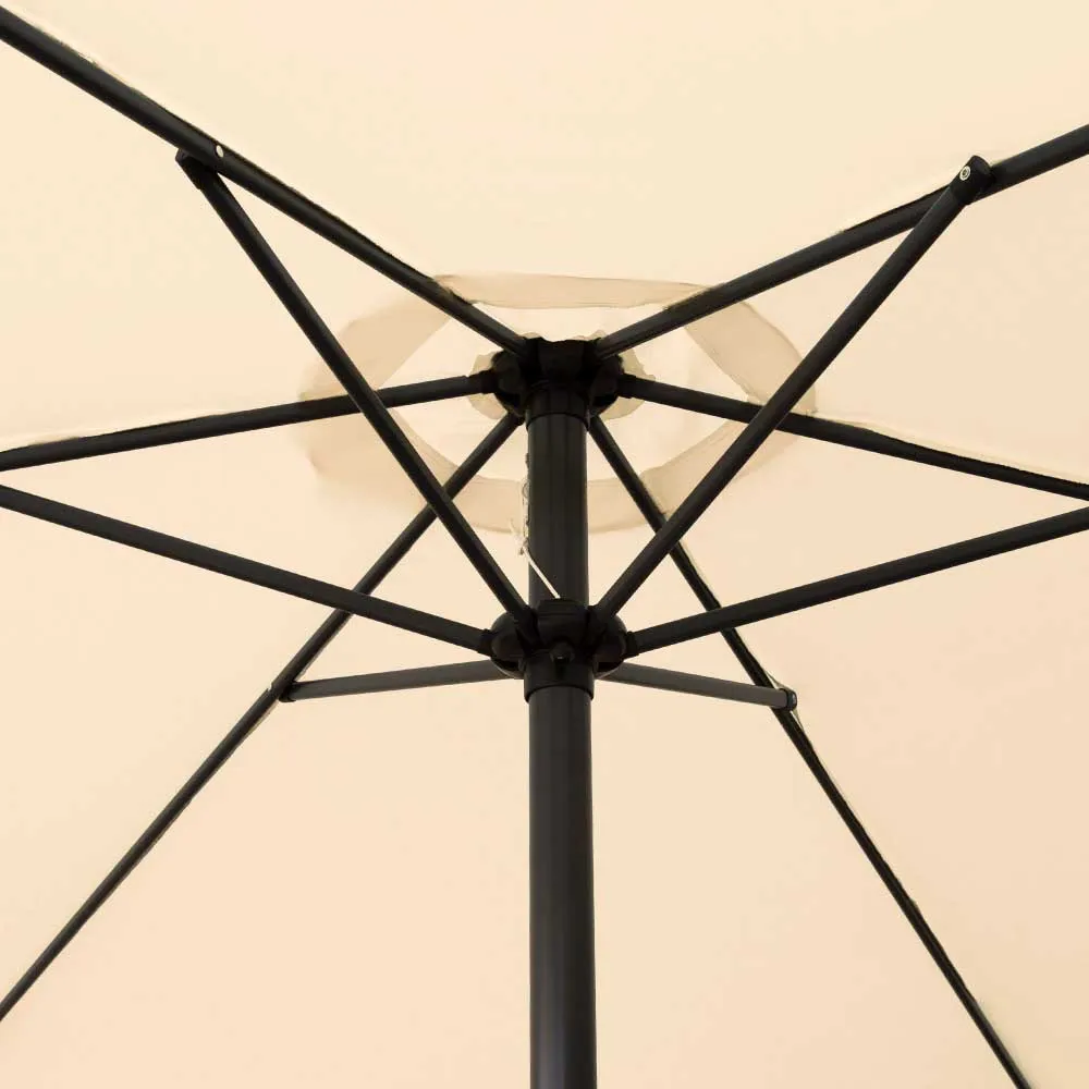 Aktive Sechseckiger Sonnenschirm 250 Cm, Beige, One Size Aktive Sechseckiger Sonnenschirm 250 Cm, Beige, One Size