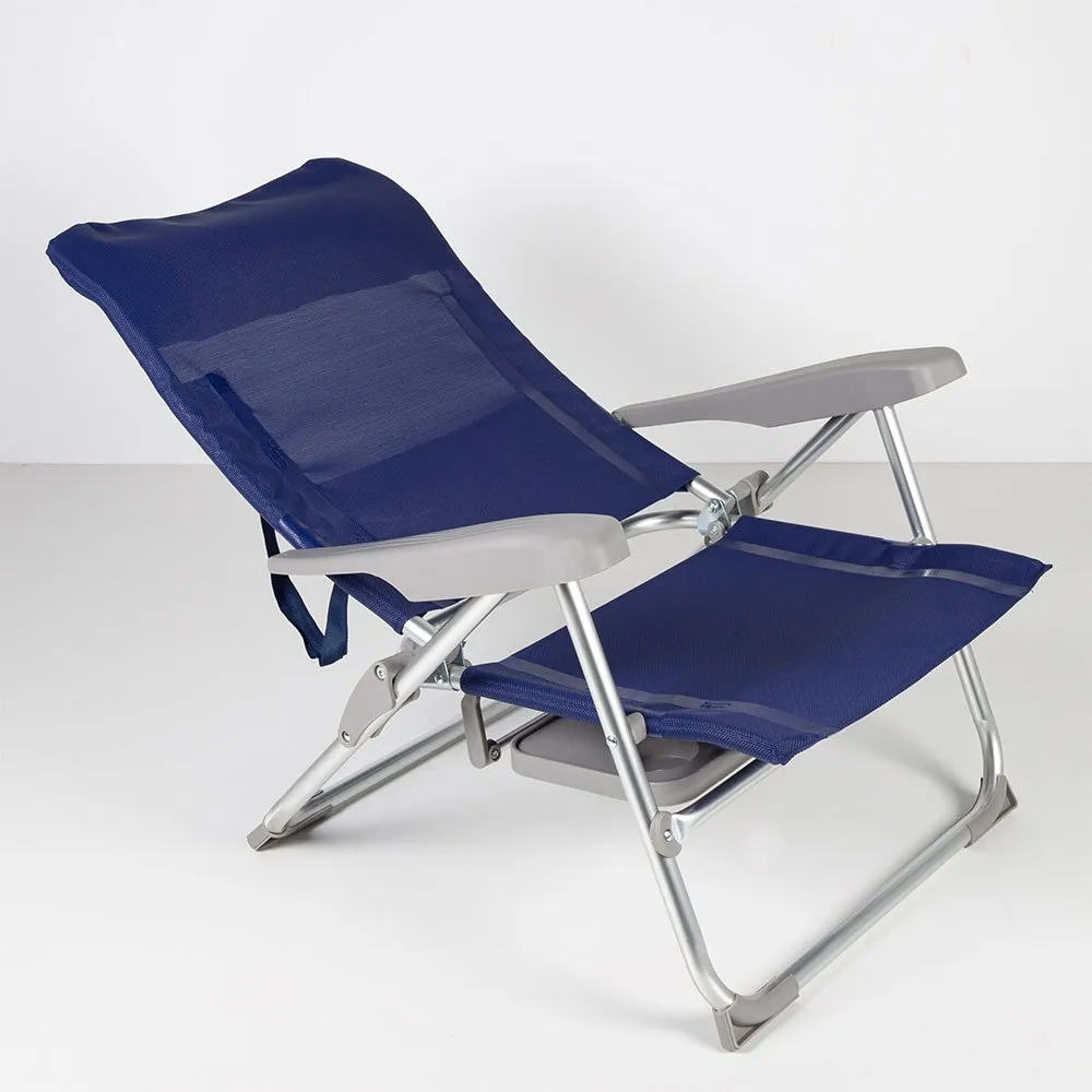 Aktive Slim Aluminium Mehrfach Verstellbarer Klappstuhl 61x60x89 Cm Aktive Slim Aluminium Mehrfach Verstellbarer Klappstuhl 61x60x89 Cm