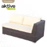 Aktive Sofa Mit Tisch unisex, White / black, One Size