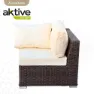 Aktive Sofa Mit Tisch, White / black, One Size