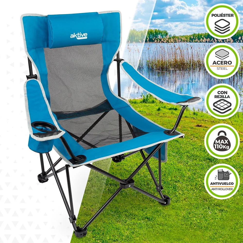 Aktive Sonnenliegen 62x168x95 Cm, Black, One Size Aktive Sonnenliegen 62x168x95 Cm, Black, One Size