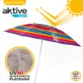 Aktive Sonnenschirm Mit Belüftung Und Uv50-schutz 200 Cm, Multicolor stripes, One Size