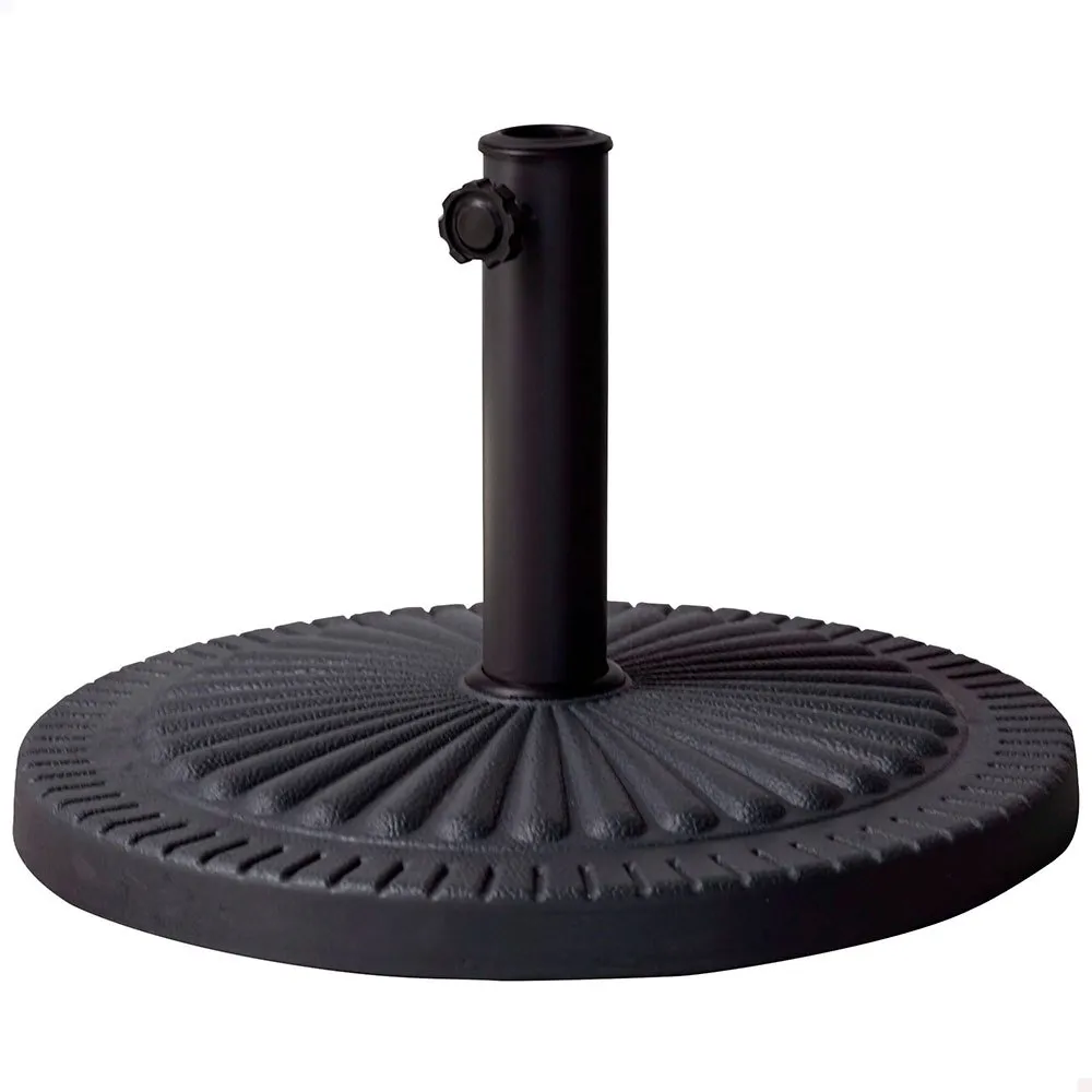 Aktive Sonnenschirm Mit Rundem Sockel Aus Polyresin 38-48 Mm, Black, 49 x 33cm Aktive Sonnenschirm Mit Rundem Sockel Aus Polyresin 38-48 Mm, Black, 49 x 33cm