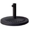 Aktive Sonnenschirm Mit Rundem Sockel Aus Polyresin 38-48 Mm unisex, Black, 49 x 33cm