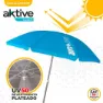 Aktive Sonnenschirm Mit Uv50-schutz 200 Cm, Blue, One Size