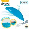 Aktive Sonnenschirm Mit Uv50-schutz 200 Cm, Blue, One Size