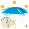 Aktive Sonnenschirm Mit Uv50-schutz 200 Cm, Blue, One Size