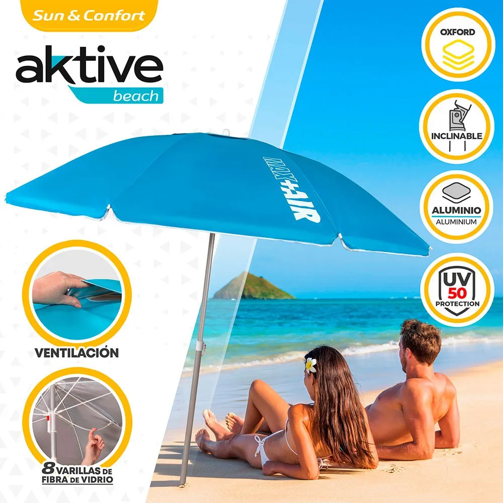 Aktive Sonnenschirm Uv50 Schutz 220 Cm, Blue, One Size Aktive Sonnenschirm Uv50 Schutz 220 Cm, Blue, One Size