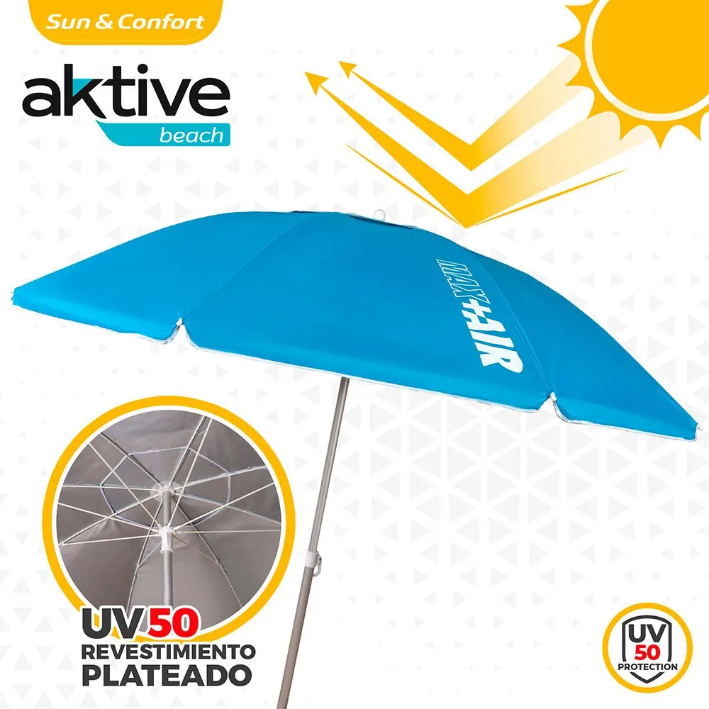 Aktive Sonnenschirm Uv50 Schutz 220 Cm, Blue, One Size Aktive Sonnenschirm Uv50 Schutz 220 Cm, Blue, One Size