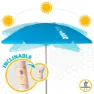 Aktive Sonnenschirm Uv50 Schutz 220 Cm, Blue, One Size