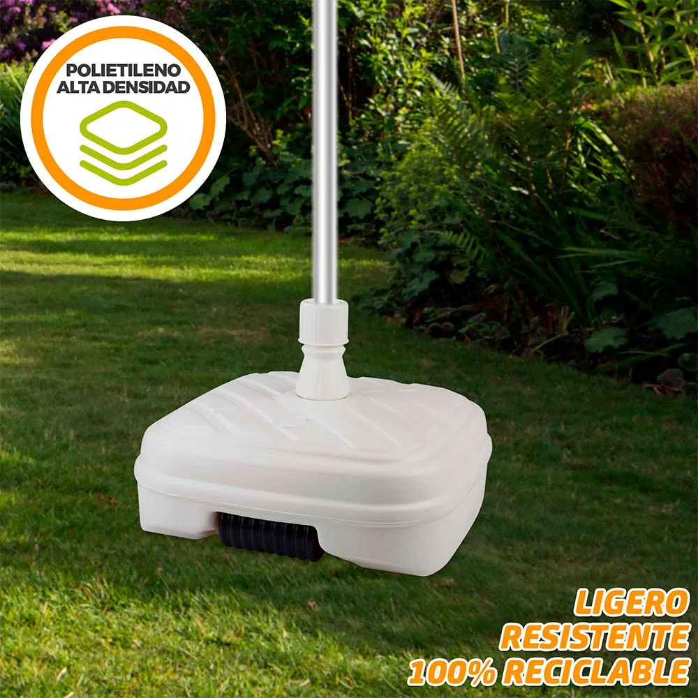 Aktive -sonnenschirmständer 48kg 56x56x40 Cm, White, One Size Aktive -sonnenschirmständer 48kg 56x56x40 Cm, White, One Size