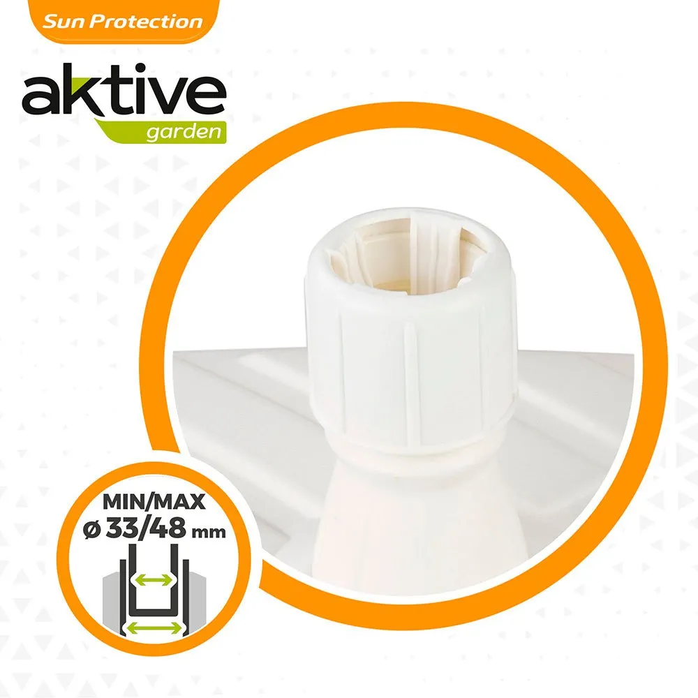 Aktive -sonnenschirmständer 48kg 56x56x40 Cm, White, One Size Aktive -sonnenschirmständer 48kg 56x56x40 Cm, White, One Size