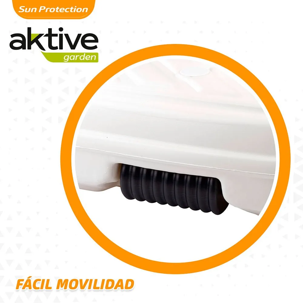 Aktive -sonnenschirmständer 48kg 56x56x40 Cm, White, One Size Aktive -sonnenschirmständer 48kg 56x56x40 Cm, White, One Size