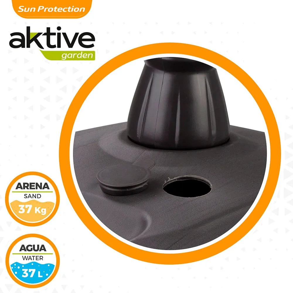 Aktive Sonnenschirmständer Aus Polyresin 52x52x39 Cm unisex, Black, One Size Aktive Sonnenschirmständer Aus Polyresin 52x52x39 Cm unisex, Black, One Size