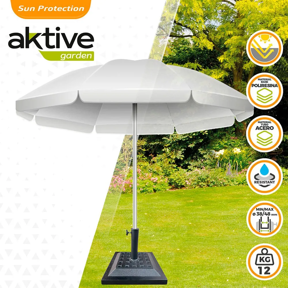 Aktive Ständer Aus Polyresin Für Quadratischen Sonnenschirm, Black, One Size Aktive Ständer Aus Polyresin Für Quadratischen Sonnenschirm, Black, One Size