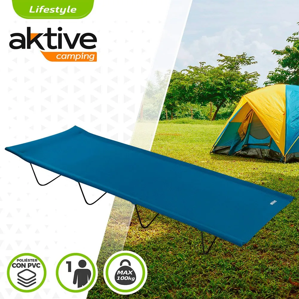 Aktive Stahl Leichtes Klapp-campingbett, Navy, One Size Aktive Stahl Leichtes Klapp-campingbett, Navy, One Size