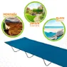 Aktive Stahl Leichtes Klapp-campingbett, Navy, One Size