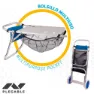 Aktive Strandkorbwagen 52x37x105 Cm unisex, Blue / grey, One Size