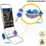 Aktive Strandkorbwagen 52x37x105 Cm unisex, Blue / grey, One Size