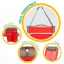 Aktive Strandliegestuhl Mit Kissen, Red, One Size