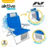 Aktive Strandrucksackstuhl Xxl unisex, Blue, 67.5 x 70.5 x 86cm
