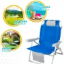 Aktive Strandrucksackstuhl Xxl unisex, Blue, 67.5 x 70.5 x 86cm