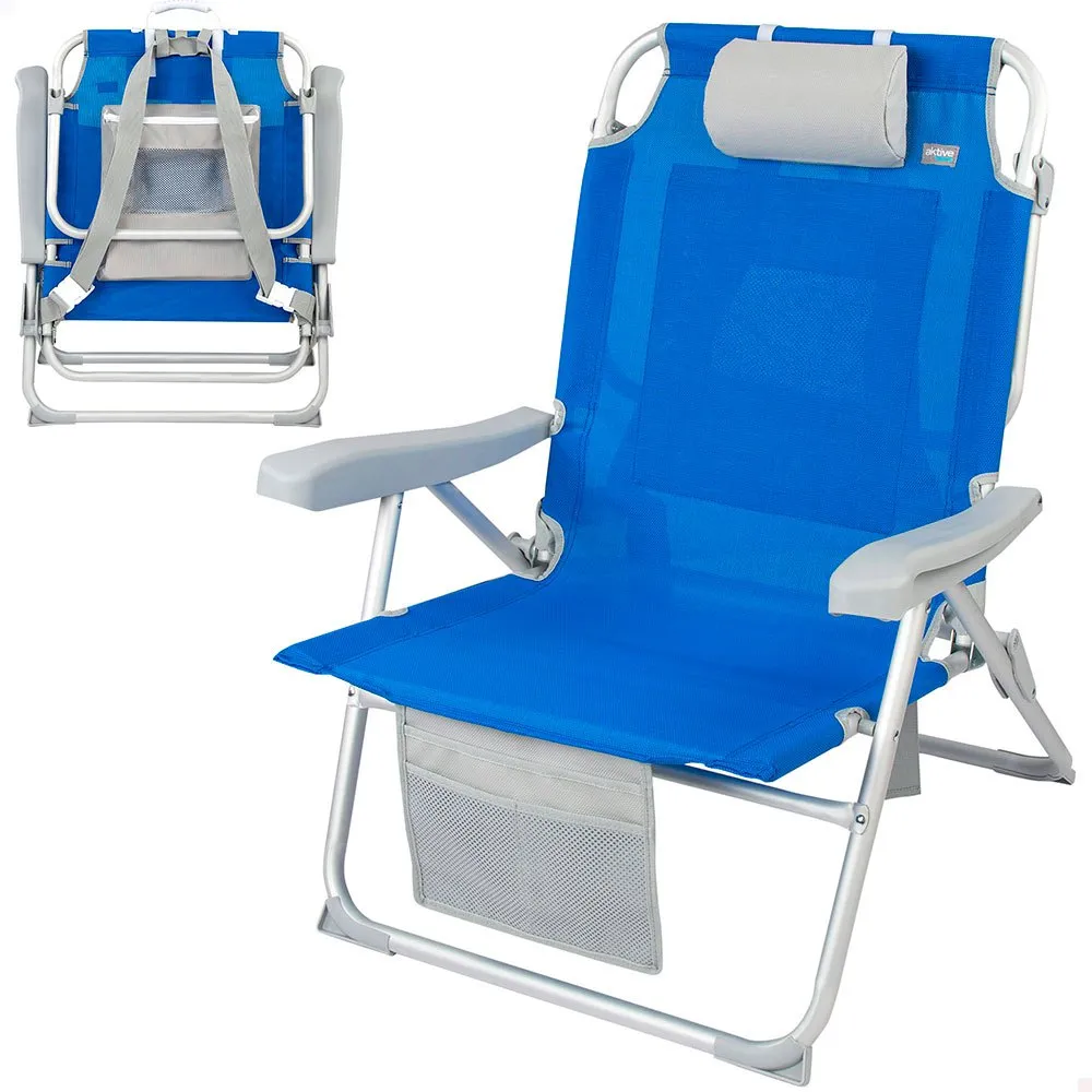 Aktive Strandrucksackstuhl Xxl unisex, Blue, 67.5 x 70.5 x 86cm Aktive Strandrucksackstuhl Xxl unisex, Blue, 67.5 x 70.5 x 86cm