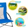 Aktive Stuhl 54.5x63x65.5 Cm, Blue, One Size
