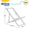 Aktive Stuhl 56x77.5x78 Cm, Dark blue, One Size